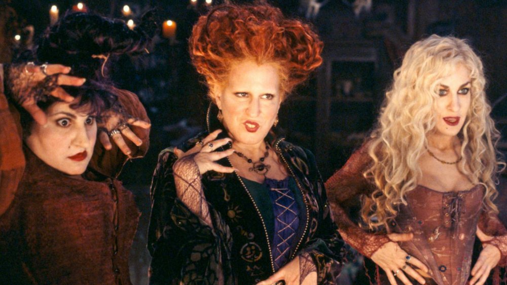 Bette Midler, Sarah Jessica Parker, and Kathy Najimy star in Disney's Hocus Pocus