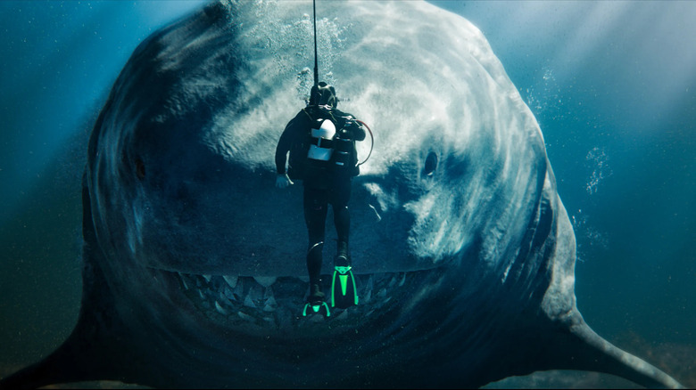 The Meg finding a diver