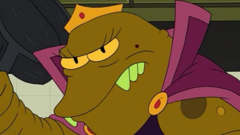 Ndnd grimaces in Futurama