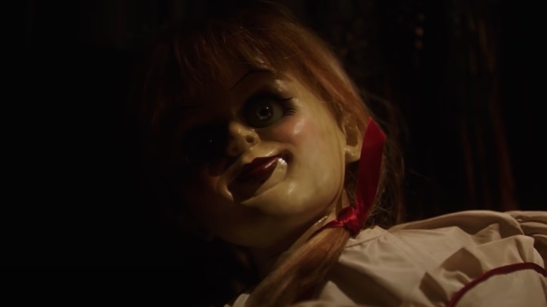 Annabelle smiling creepily