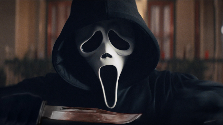 Ghostface with knife