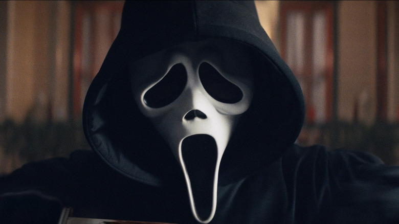 Ghostface with knife