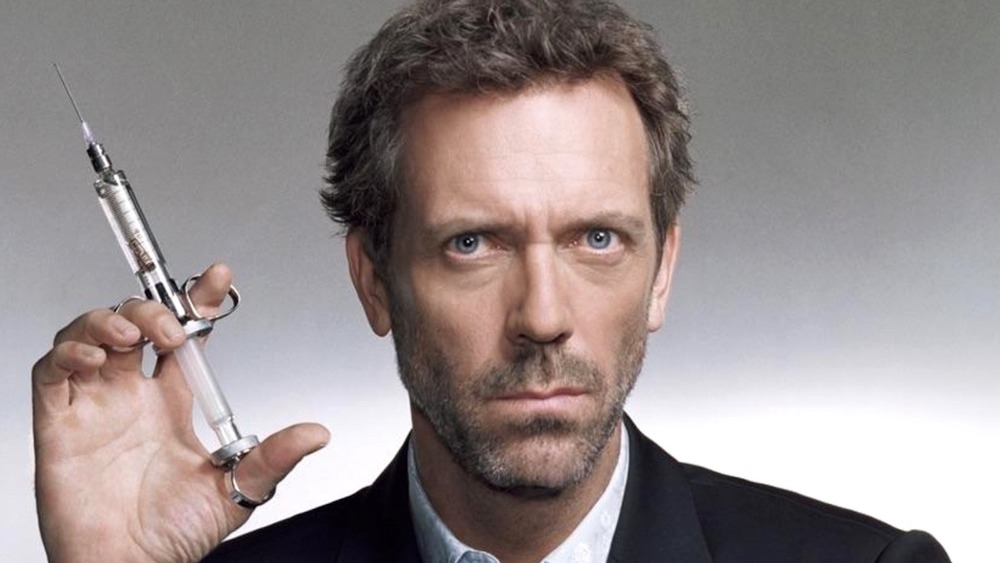 Hugh Laurie Gregory House syringe