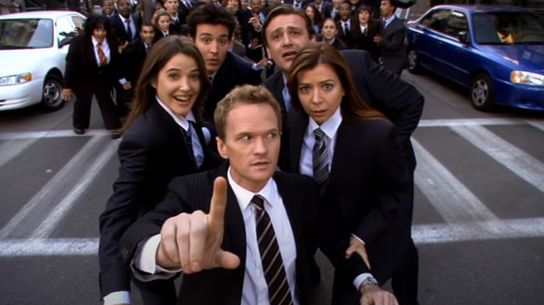 HIMYM cast in suits
