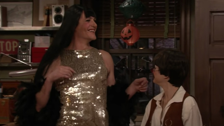 Marshall dressed like Cher