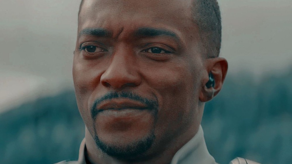 Anthony Mackie as Sam Wilson in The Falcon and The Winter Soldier