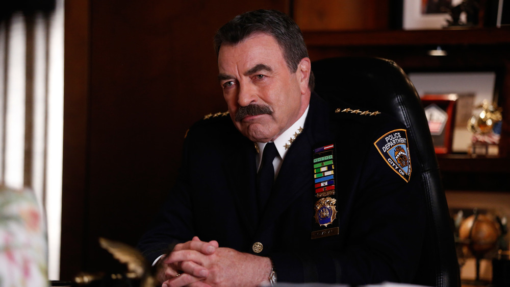 Tom Selleck stars as Frank Reagan on Blue Bloods