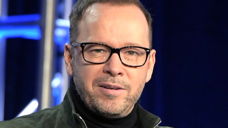 Donnie Wahlberg smiling