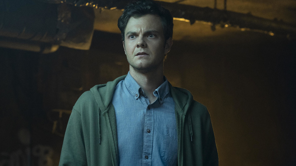 Jack Quaid looks shocked as Hughie Campbell in The Boys Season 2