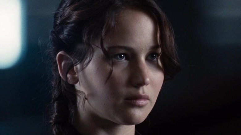 Katniss looking away