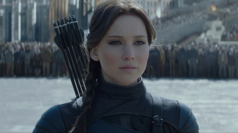 Katniss looking ahead