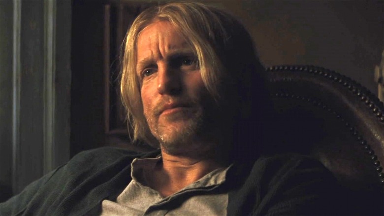 Haymitch with a furrowed brow