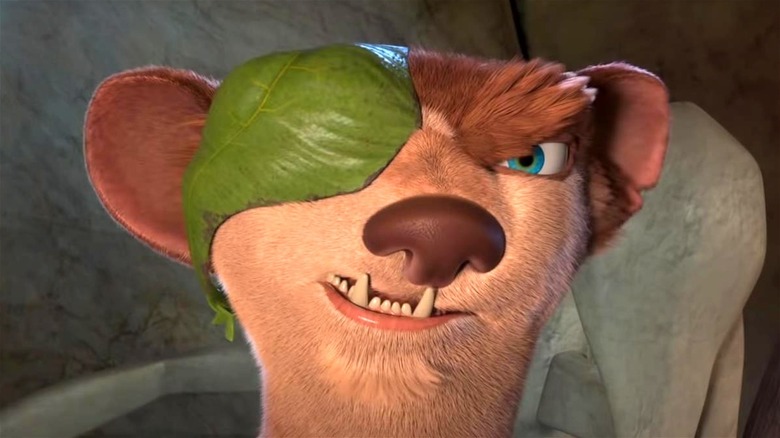 Buck from Ice Age looks menacingly 