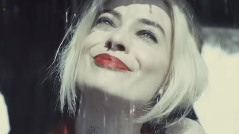 Suicide Squad Harley Quinn in the rain