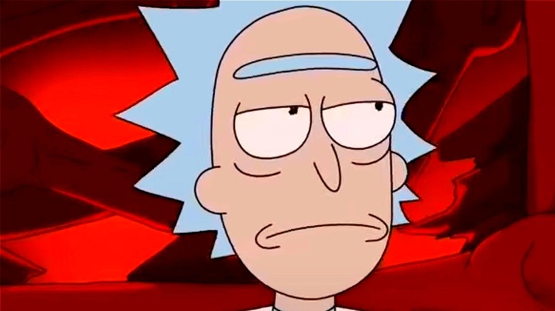 Rick Sanchez unimpressed