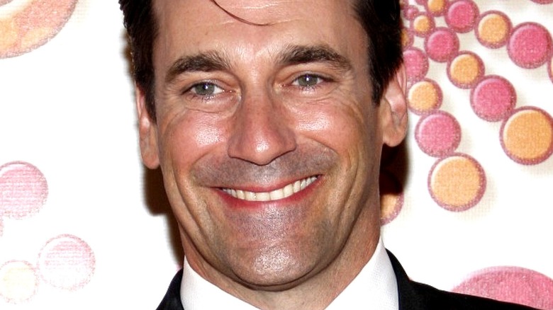 Jon Hamm smiles