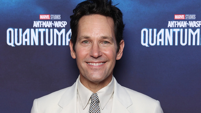 Paul Rudd looking happy