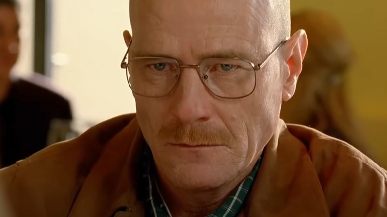 Bryan Cranston as Walter staring