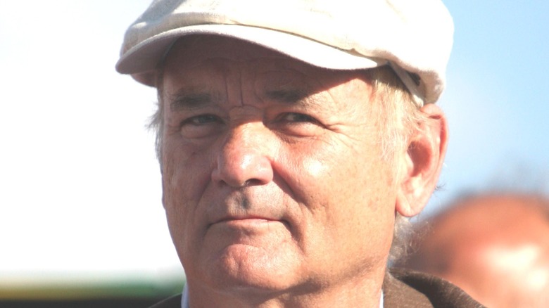 Bill Murray looking back at the camera