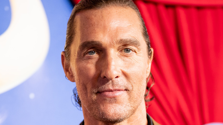 Matthew McConaughey at the premiere of Sing 2