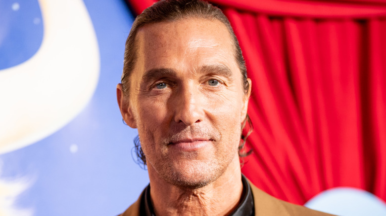 Matthew McConaughey at the premiere of Sing 2