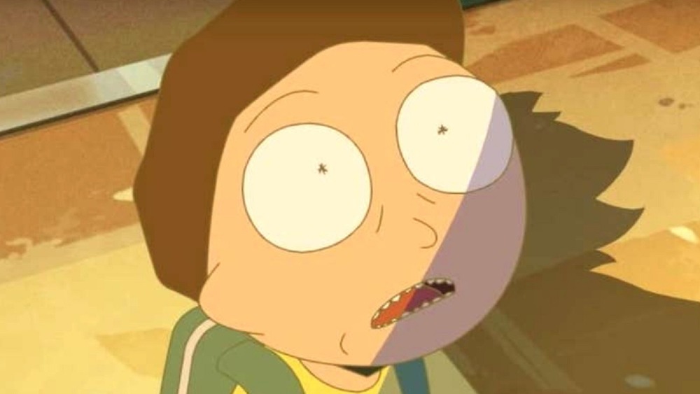 Morty Smith looking frightened