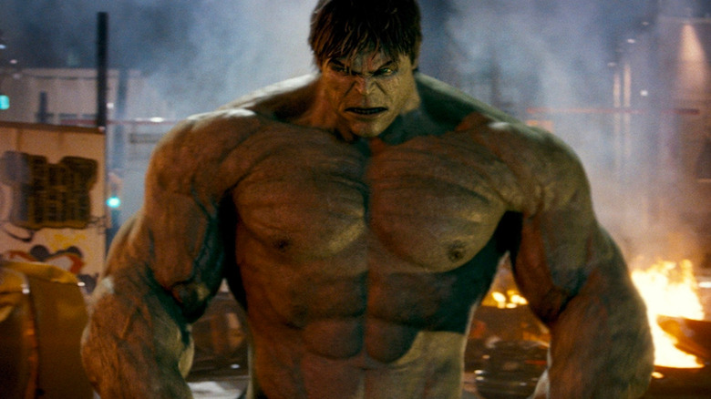 Hulk looking menacing