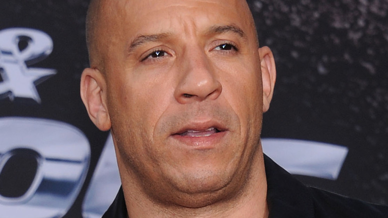 Vin Diesel squinting