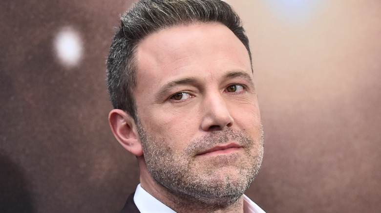 Ben Affleck white shirt beard