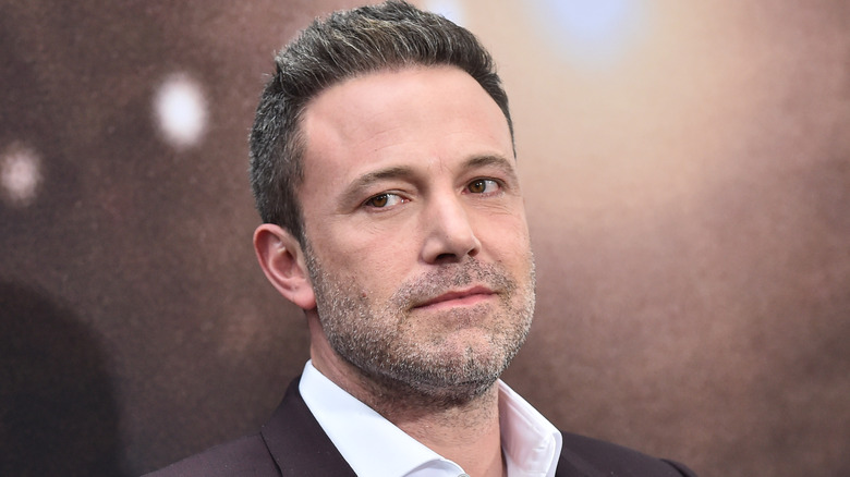 Ben Affleck white shirt beard