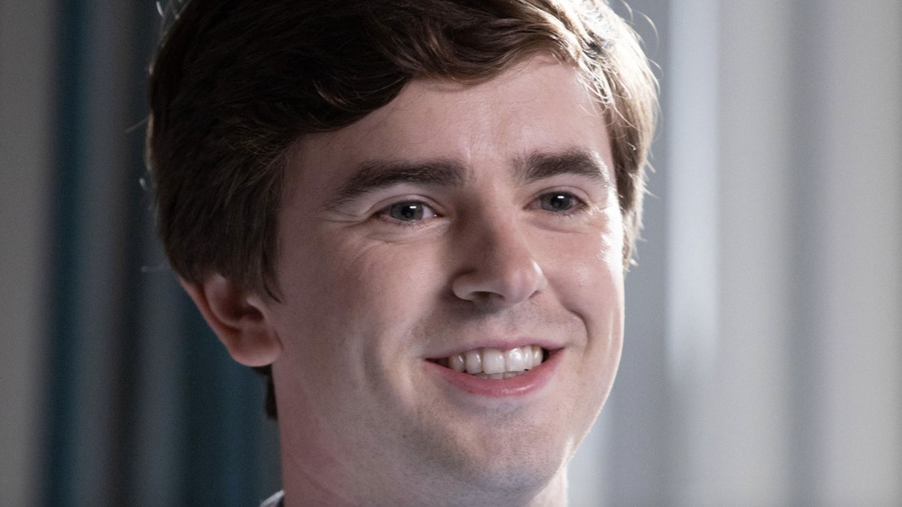 Good Doctor Freddie Highmore smiling