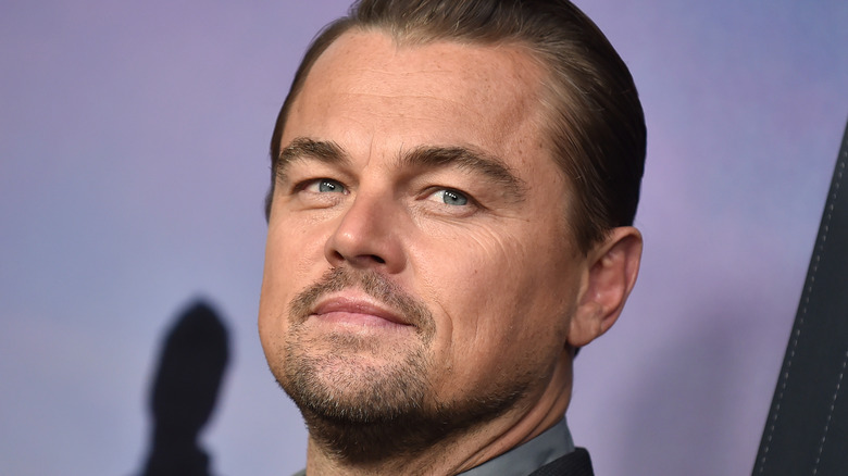 Leonardo DiCaprio smirking