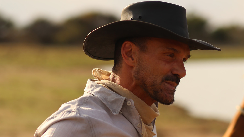 Frank Grillo in a cowboy hat