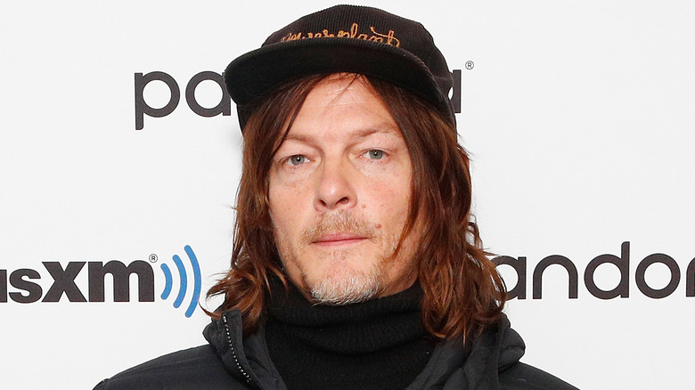 Norman Reedus wearing a hat