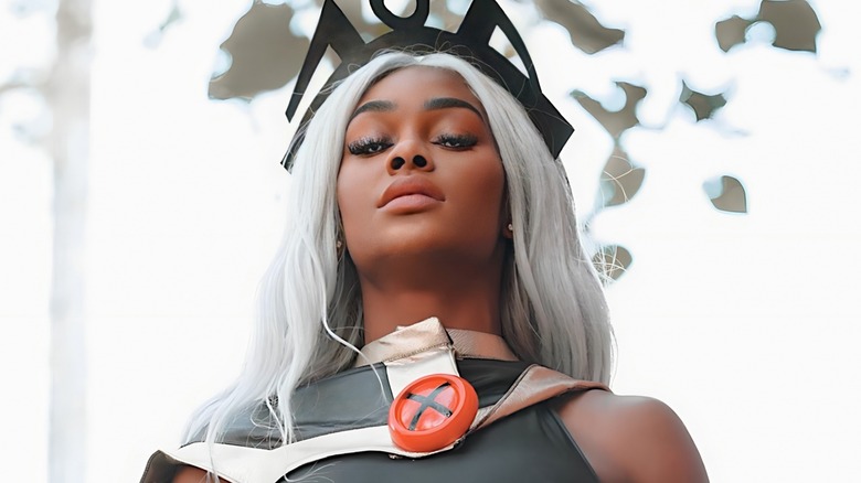 Jade Cargill wearing Storm attire