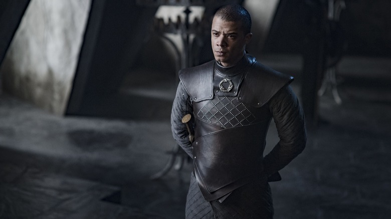 Grey Worm listening