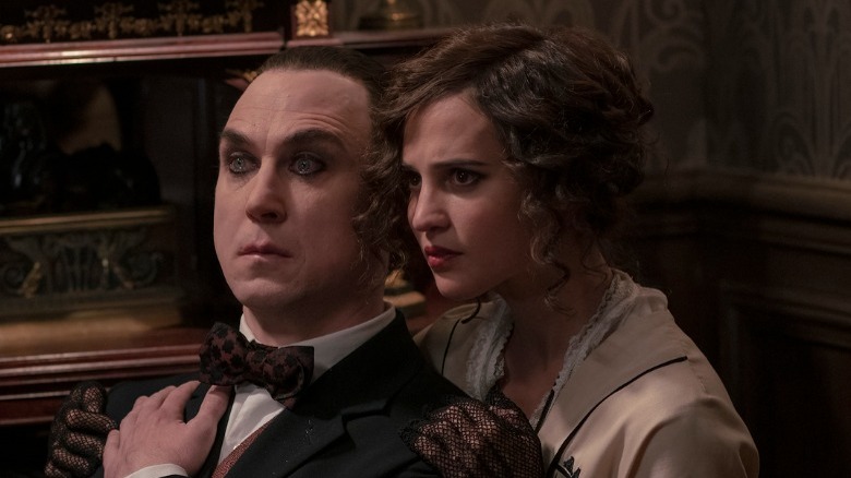 Musidora and Fernand  looking surprised