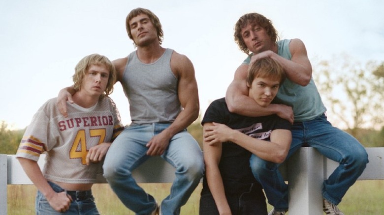 The Von Erich brothers posing