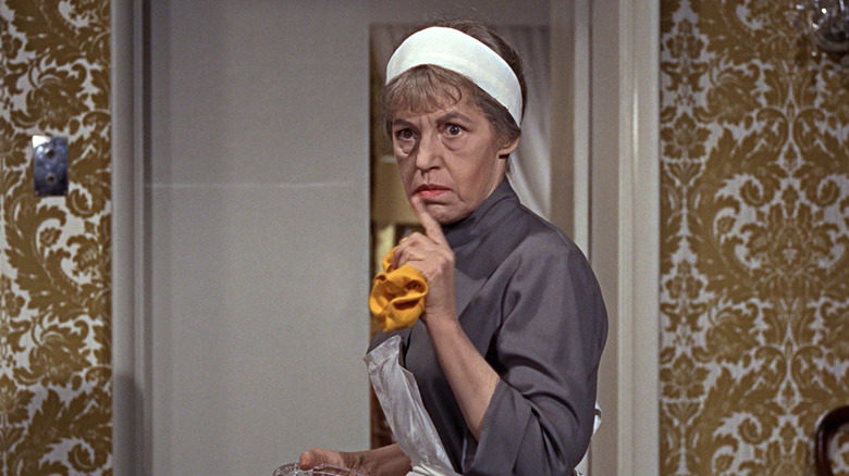 Rosa Klebb maid disguise