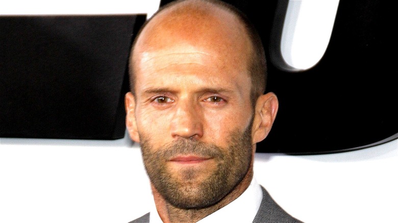 Jason Statham posing