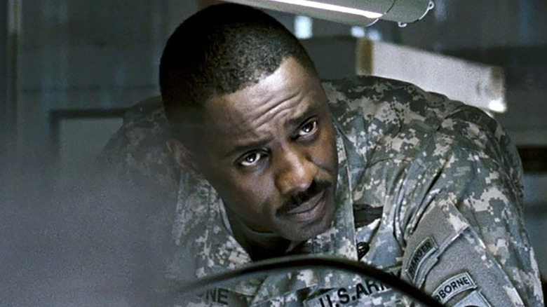 Stone in uniform looking straight ahead in 