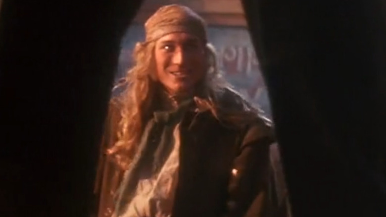 The Shoe-Stealing Pirate eyes his victim