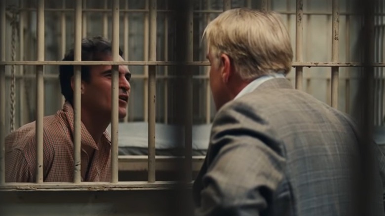 The Master Quell and Dodd argue in jail