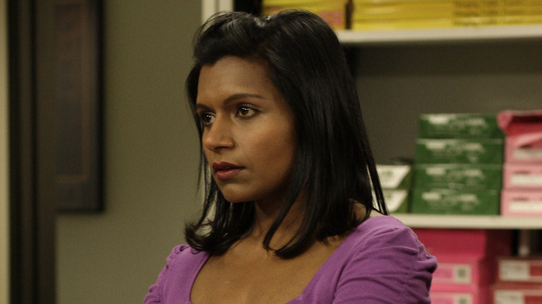 Kelly Kapoor looking off