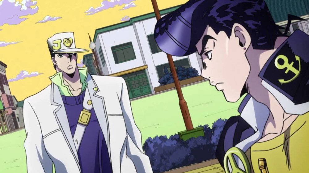 Jotaro Kujo and Josuke Higashikata