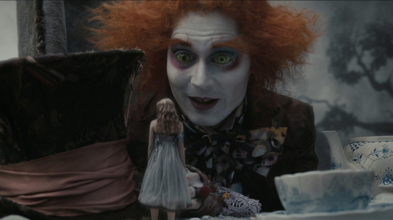 Alice talking to the Mad Hatter