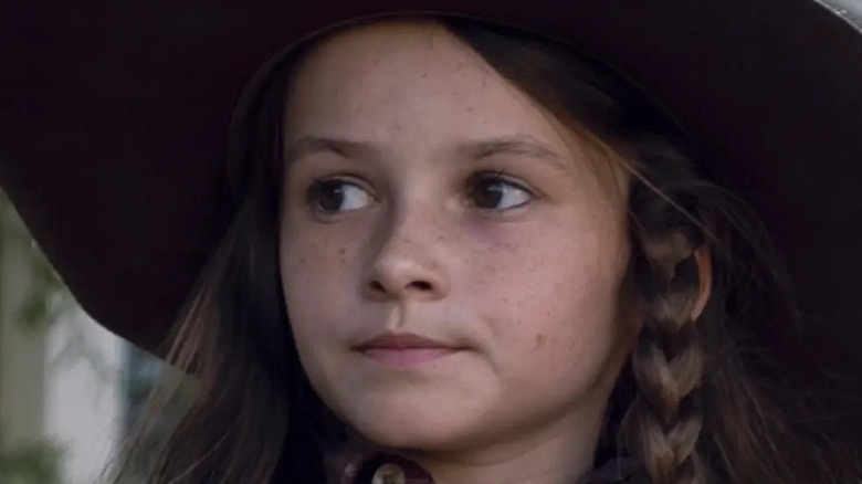 Judith Grimes patrolling