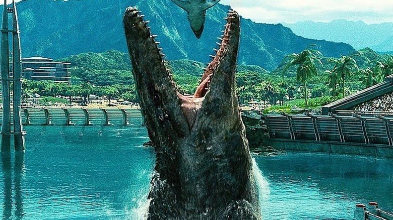 Mosasaurus in Jurassic World