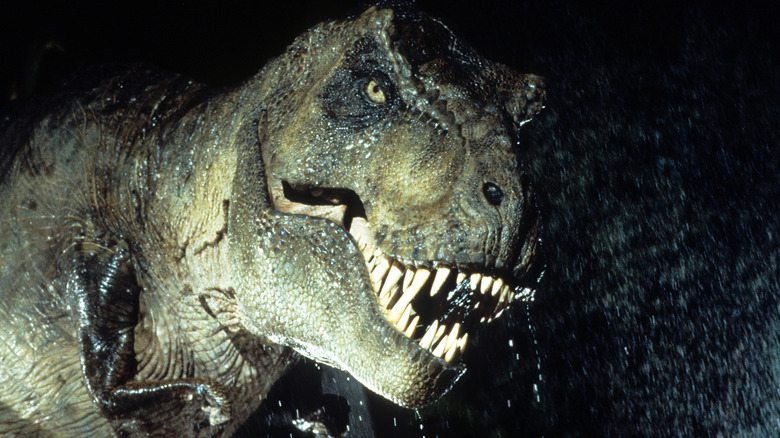 A T-Rex on the hunt in 