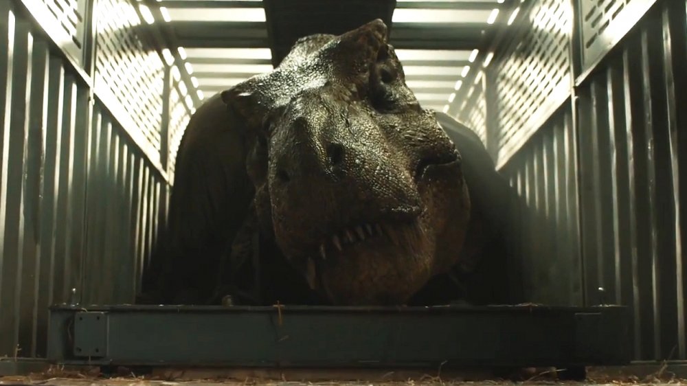 Roberta the T-Rex as the T-Rex in Jurassic World: Fallen Kingdom